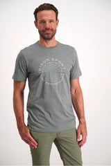 Bison - Stribet t-shirt m. print (S - 3XL) - HUSET Men & Women