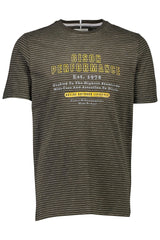 Bison - Stribet T-shirt m. print (XXL - 4XL) - HUSET Men & Women