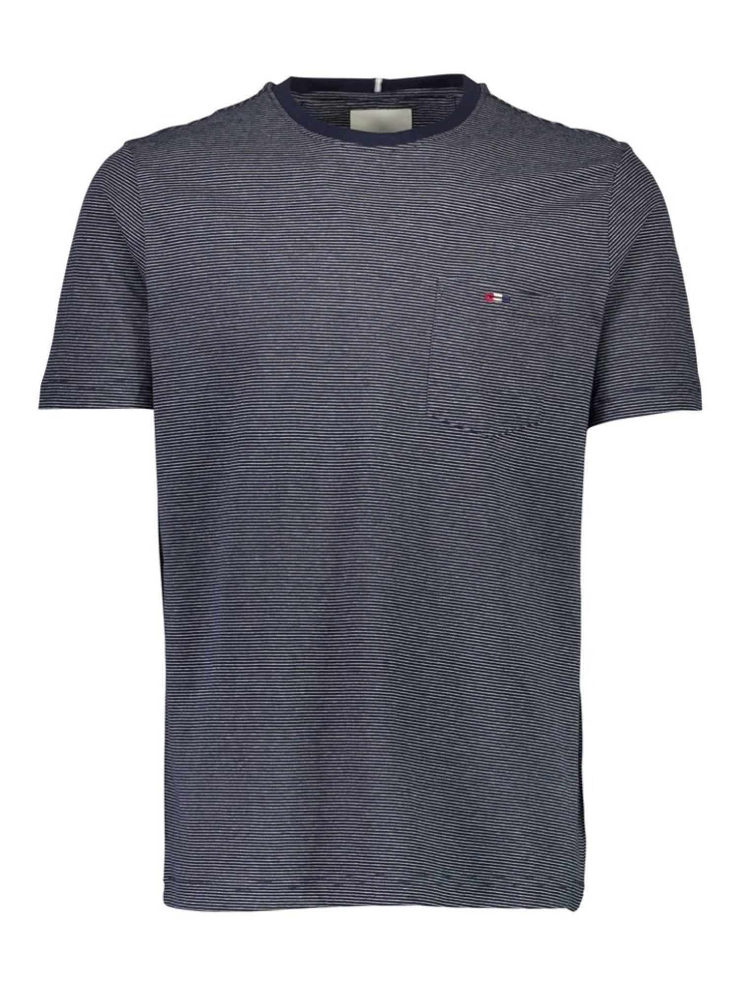 Bison Striped Tee - Stribet t-shirt m. logo - HUSET Men & Women