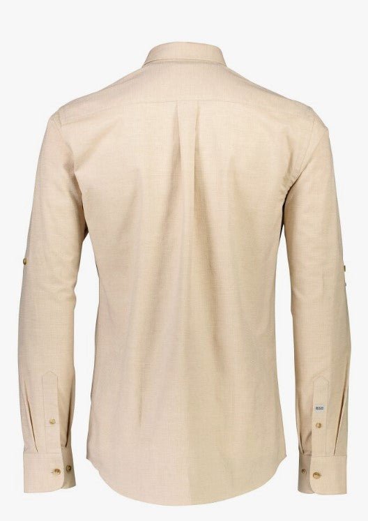 Bison Structure - Langærmet skjorte i regular fit - HUSET Men & Women (8829044031835)