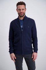 Bison Structured - Cardigan m. lynlås 3XL - 4XL - HUSET Men & Women