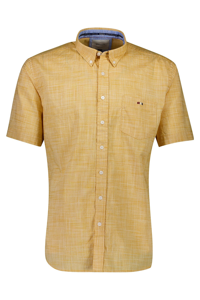 Bison Structured summer shirt ss plus (7653869322492)