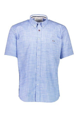 Bison Summer - Struktureret kortærmet skjorte (3XL - 4XL) - HUSET Men & Women