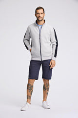Bison - Superflex sweat cardigan - HUSET Men & Women