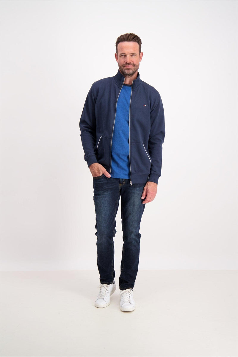 Bison sweat cardigan m. lynlås - HUSET Men & Women (7842660385020)