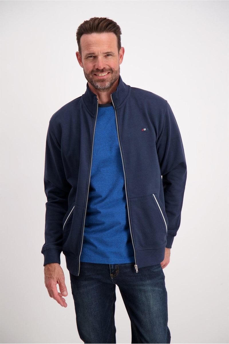 Bison sweat cardigan m. lynlås - HUSET Men & Women (7842660385020)