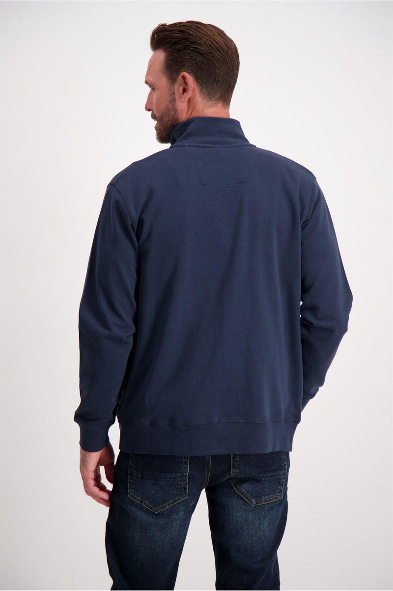 Bison sweat cardigan m. lynlås - HUSET Men & Women (7842660385020)