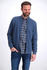 Bison sweat cardigan med logo - HUSET Men & Women