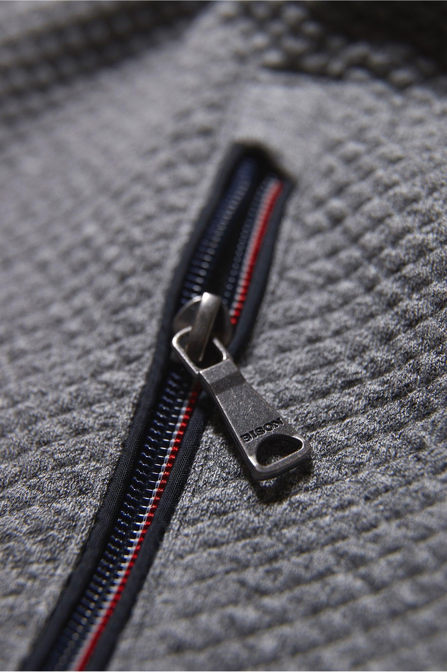 Bison sweat cardigan med lynlås (M - 3XL) - HUSET Men & Women