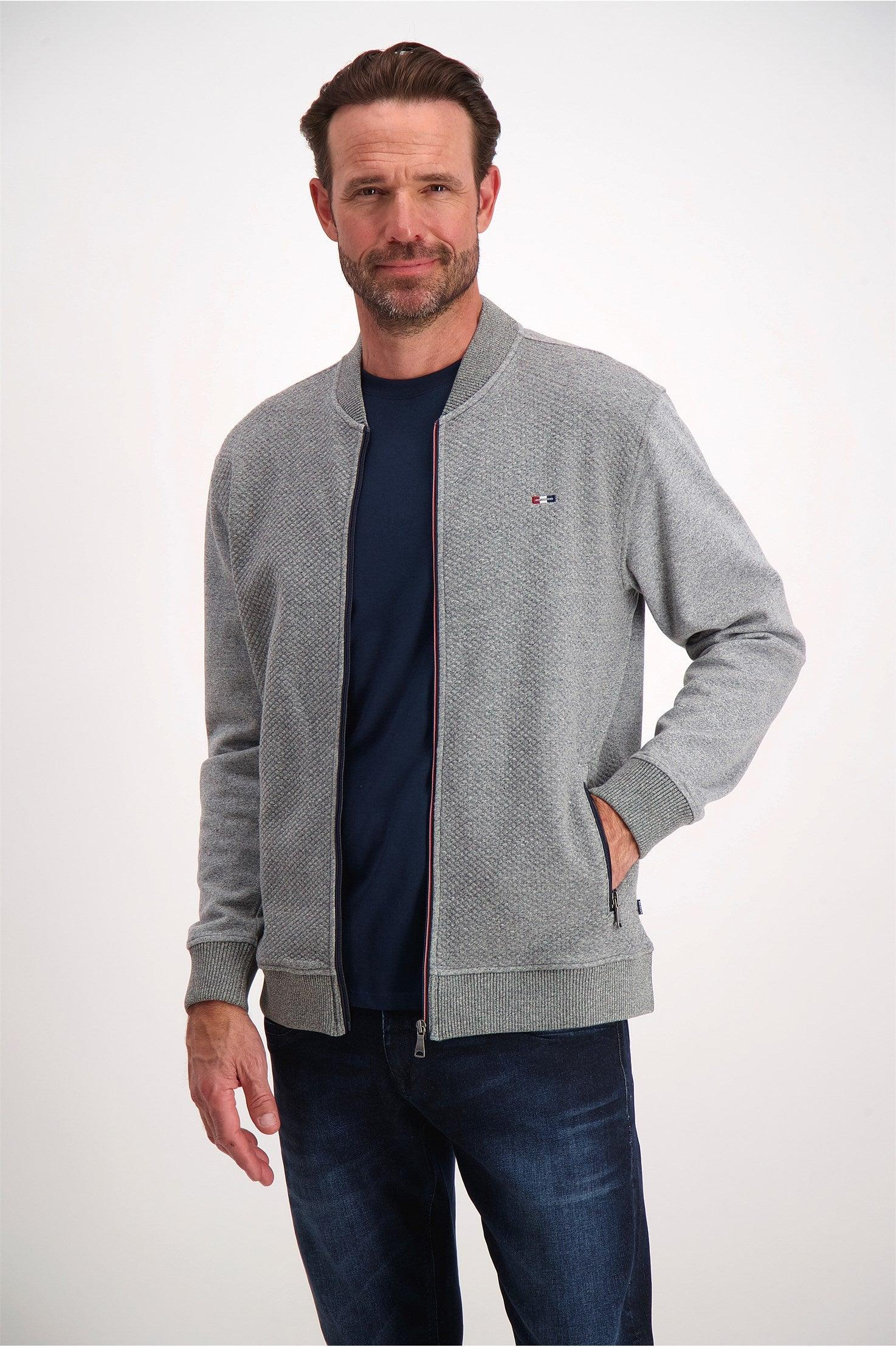 Bison sweat cardigan med lynlås (M - 3XL) - HUSET Men & Women