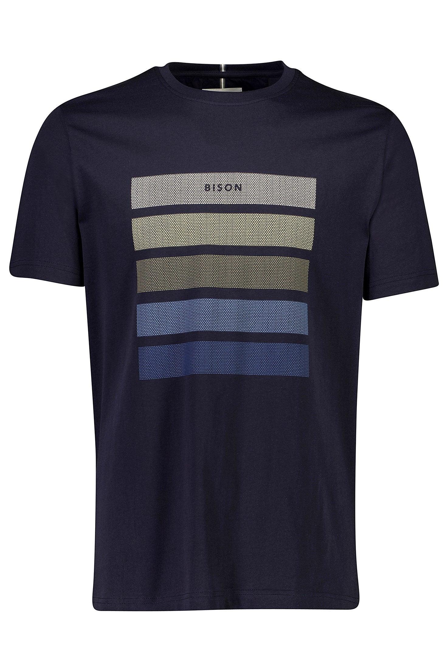 Bison - T-shirt m. print (S - 4XL) - HUSET Men & Women