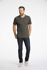 Bison - T-shirt m. v-hals (M-4XL) - HUSET Men & Women