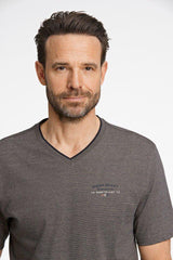 Bison - T-shirt m. v-hals (M-4XL) - HUSET Men & Women