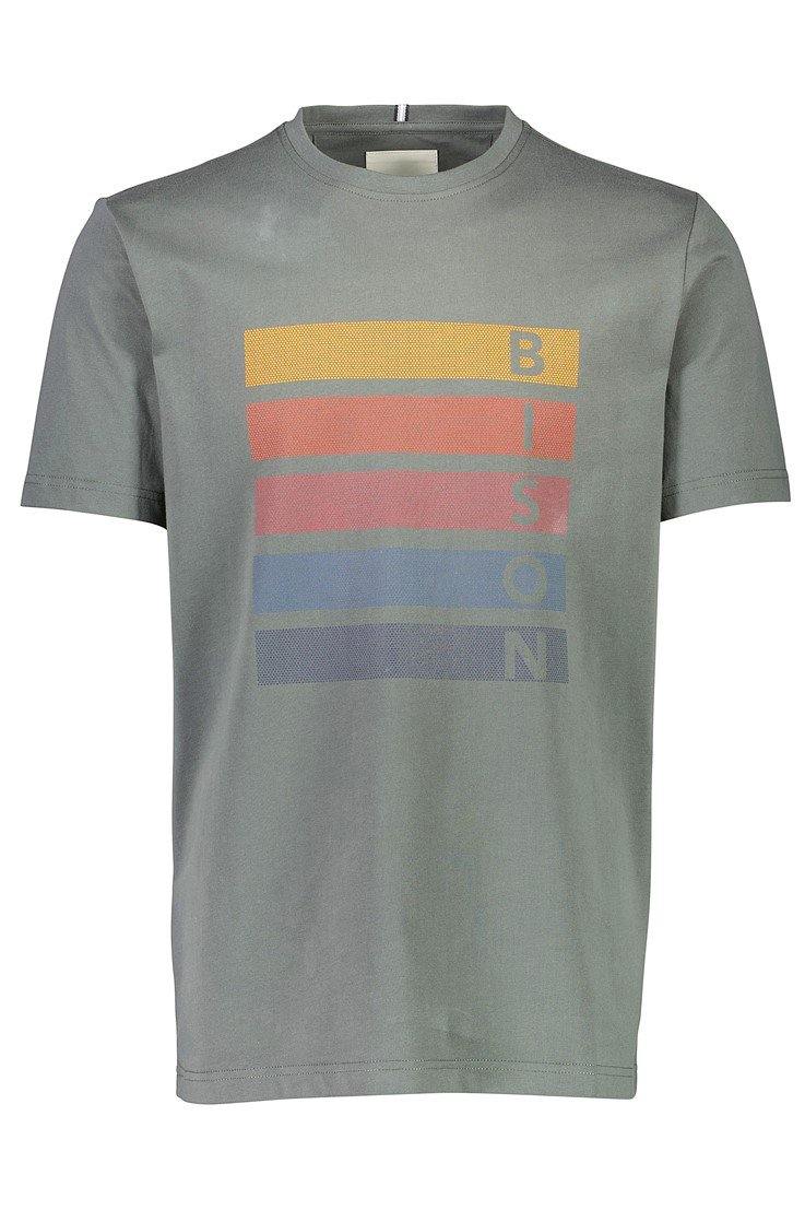 Bison T-Shirt med print (6612863123535)