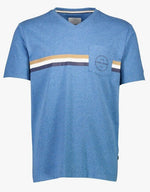 Bison - T-shirt med V-hals og brystlomme (M-4XL) - HUSET Men & Women (8844639830363)