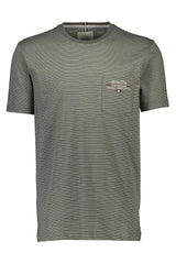 Bison T-shirt - Stribet med brystlomme (S-3XL) - HUSET Men & Women