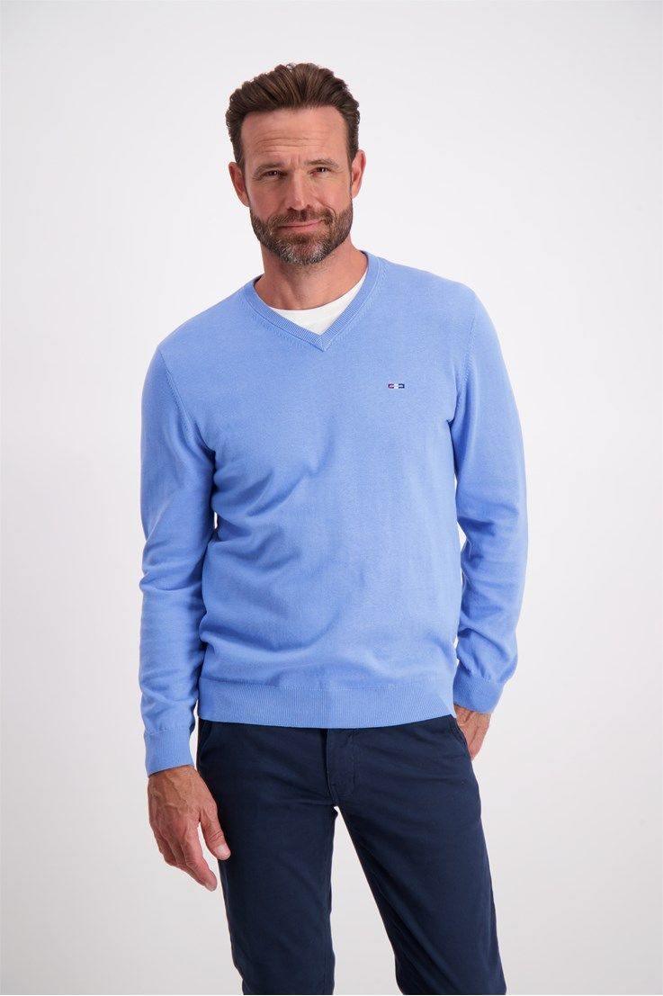 Bison V-neck - Strik i økologisk bomuld - HUSET Men & Women