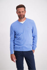 Bison V-neck - Strik i økologisk bomuld - HUSET Men & Women