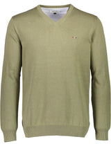 Bison V-neck - Strik i økologisk bomuld - HUSET Men & Women