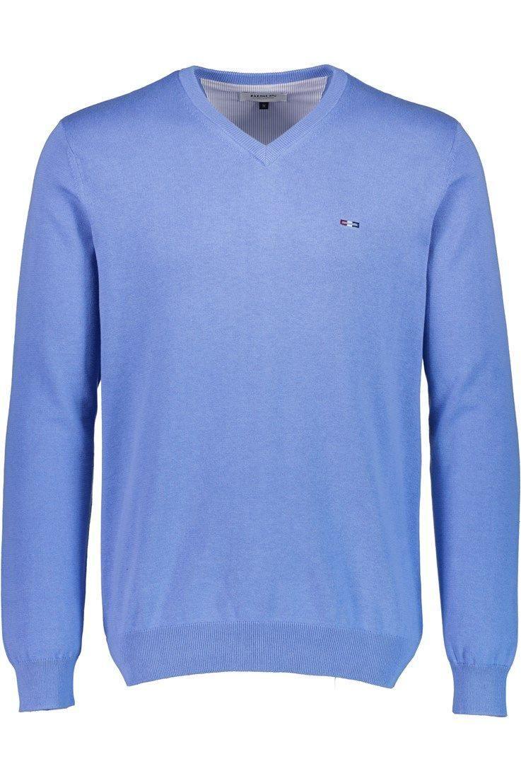 Bison V-neck - Strik i økologisk bomuld - HUSET Men & Women