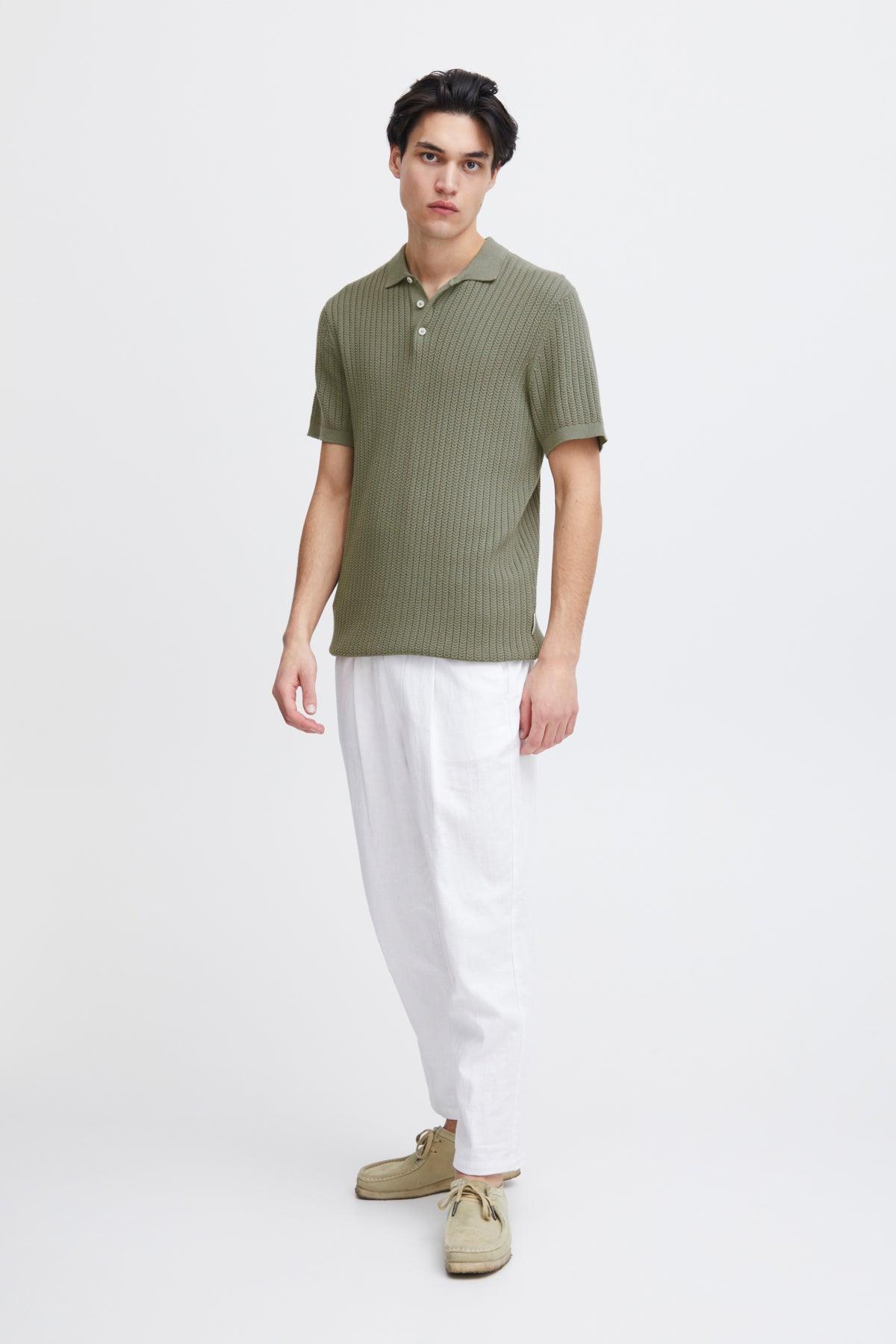 Casual Friday Karl - Strik polo med struktur - HUSET Men & Women