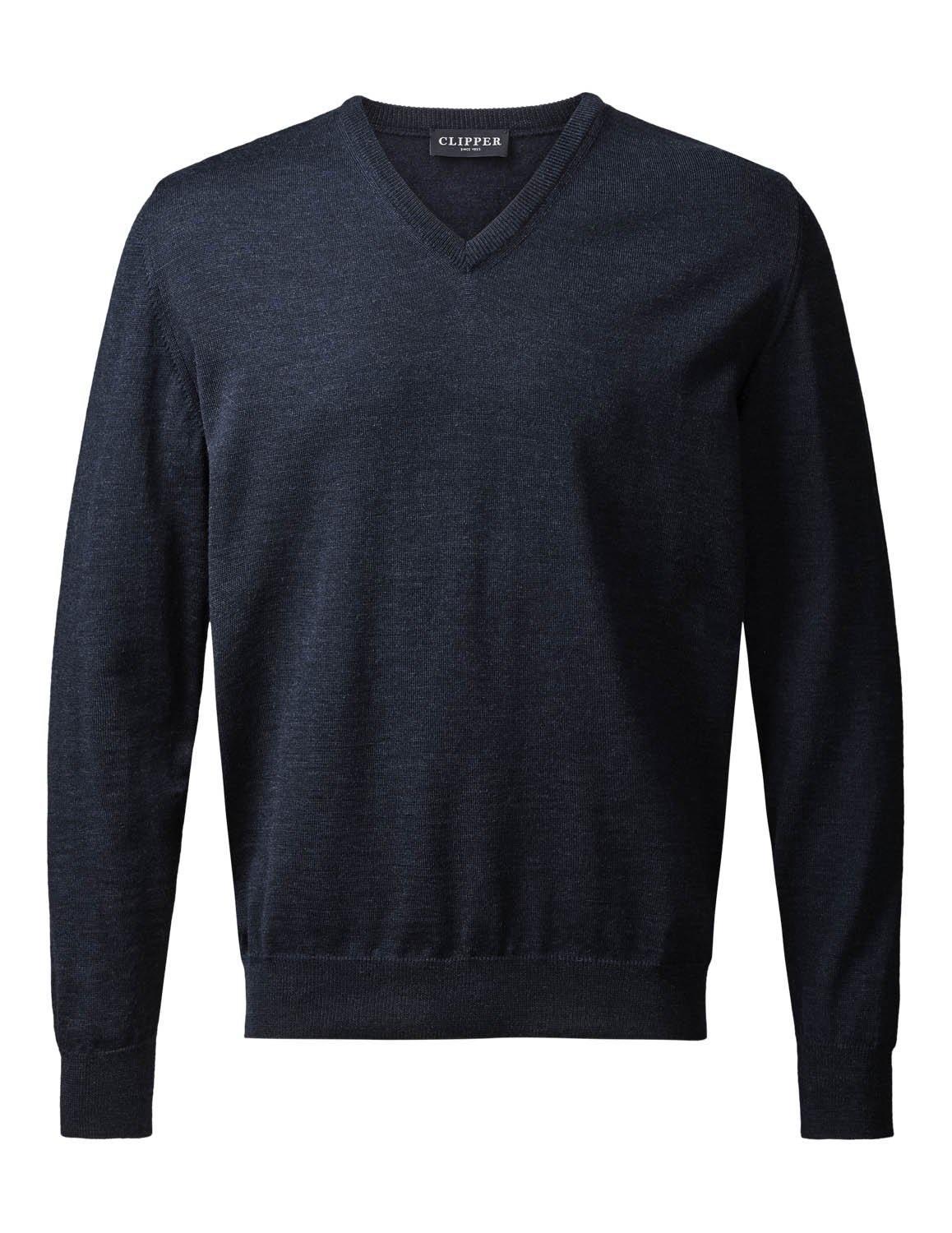 Clipper V-neck - merinould - HUSET Men & Women