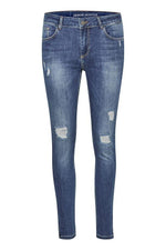 Denim Hunter Celina - Regular waist jeans m. breaks (4817551294543)