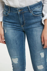 Denim Hunter 40 Celina - Mid slim jeans m. breaks - HUSET Men & Women