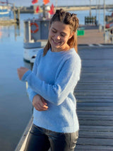 Denim Hunter Knit Pullover - Strik m. uld - HUSET Men & Women