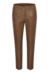 Denim Hunter Leather Pants - Læder bukser - HUSET Men & Women