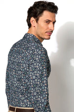 Desoto Piqué langærmet jersey skjorte - HUSET Men & Women (7800775115004)