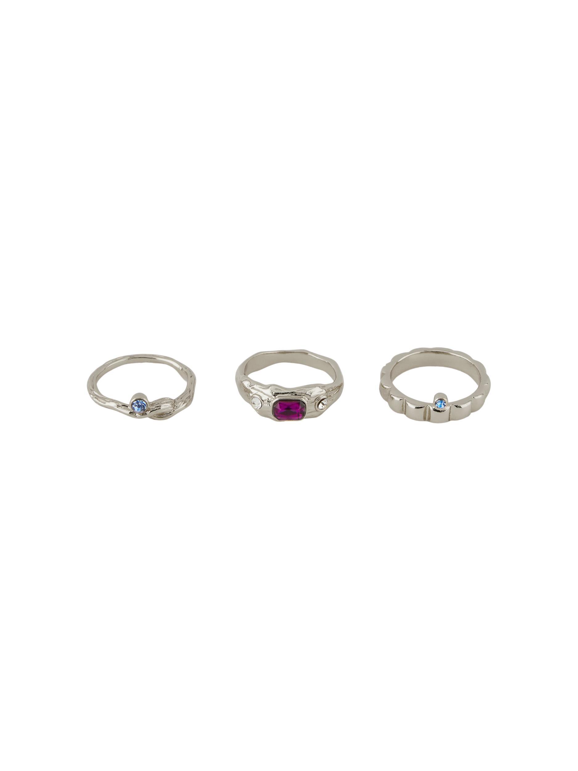 Ditte Estrup x Pieces Maria - 3-pak ringe - HUSET Men & Women