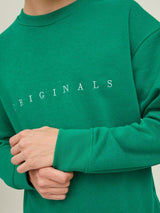 Jack and Jones Copenhagen - rundhalset sweat med broderi - HUSET Men & Women