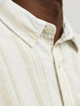 Jack & Jones - Hørmix kortærmet skjorte - HUSET Men & Women