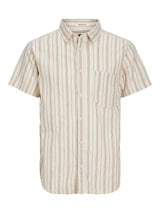Jack & Jones - Hørmix kortærmet skjorte - HUSET Men & Women