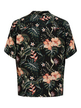 Jack & Jones Jeff - Kortærmet printet viskose skjorte - HUSET Men & Women