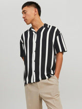 Jack & Jones Jeff - Stribet kortærmet skjorte i relaxed fit - HUSET Men & Women