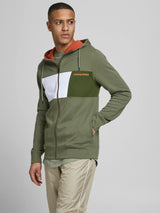 Jack & Jones Mars - Hættetrøje m. lynlås - HUSET Men & Women