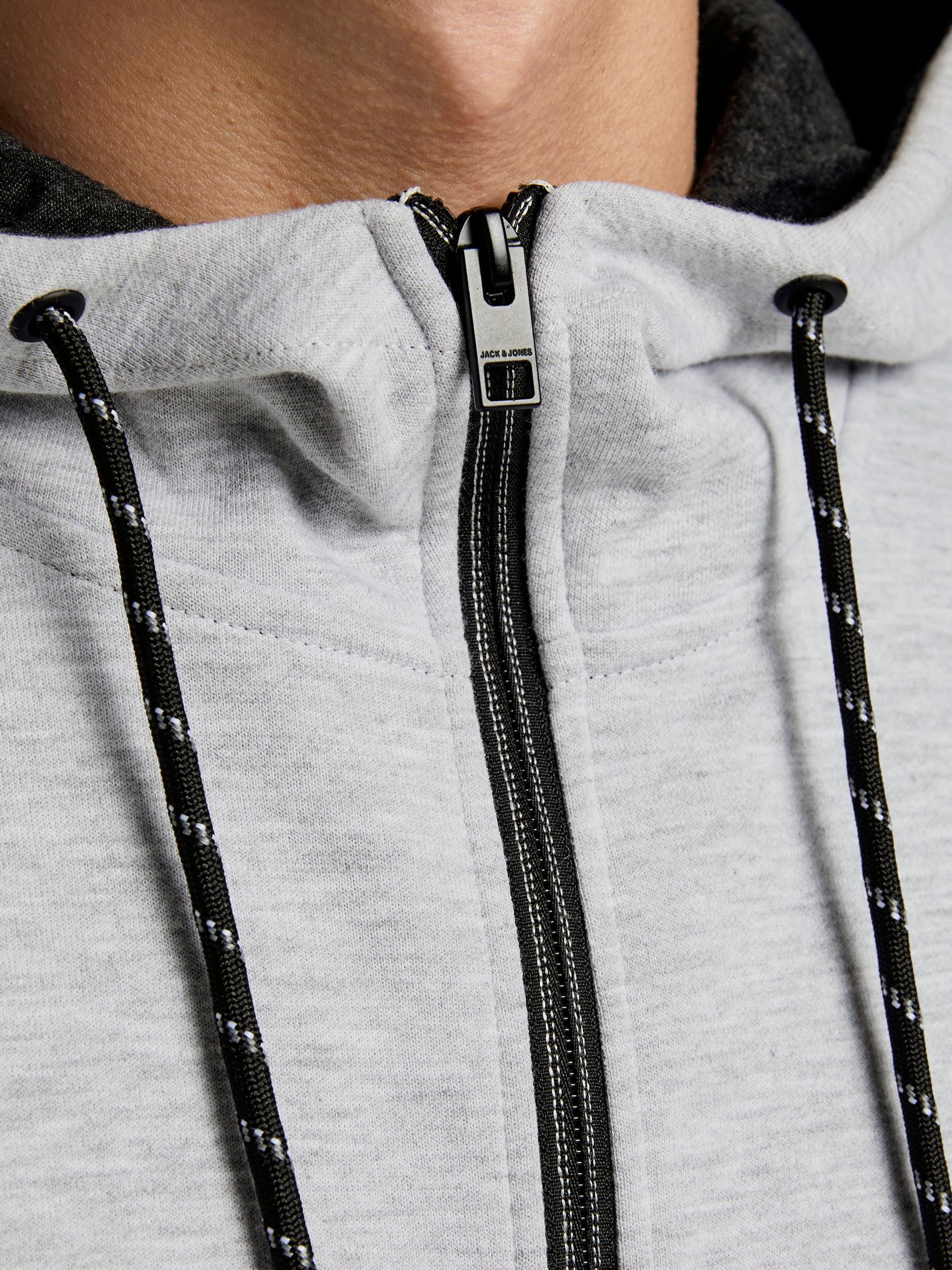Jack & Jones Mars - Hættetrøje m. lynlås - HUSET Men & Women