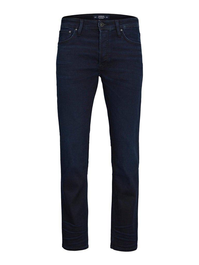 Jack and Jones Mike - 397 mørkeblå comfort fit jeans - HUSET Men & Women