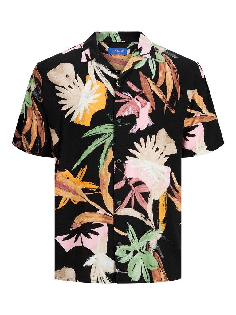 Jack & Jones Noah - Kortærmet viskose skjorte i relaxed fit - HUSET Men & Women
