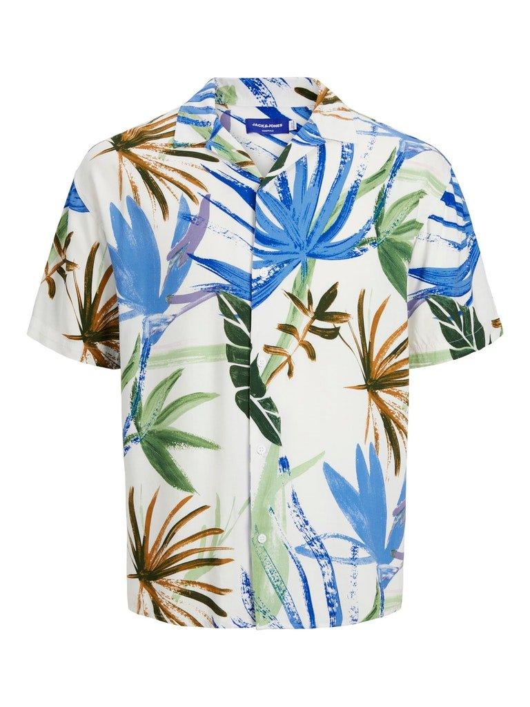 Jack & Jones Noah - Kortærmet viskose skjorte i relaxed fit - HUSET Men & Women