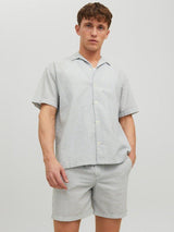 Jack & Jones Palma - Kortærmet Seersucker skjorte i relaxed fit - HUSET Men & Women