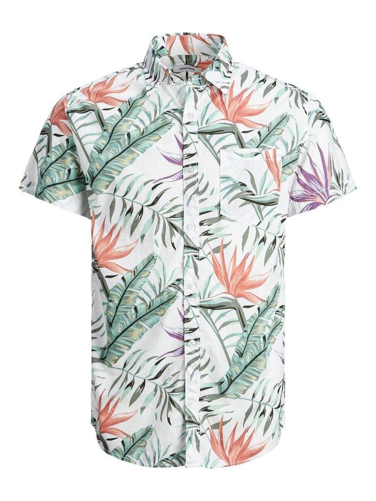 Jack and Jones Plain Coastal - Kortærmet skjorte i slimfit - HUSET Men & Women