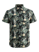 Jack and Jones Plain Coastal - Kortærmet skjorte i slimfit - HUSET Men & Women