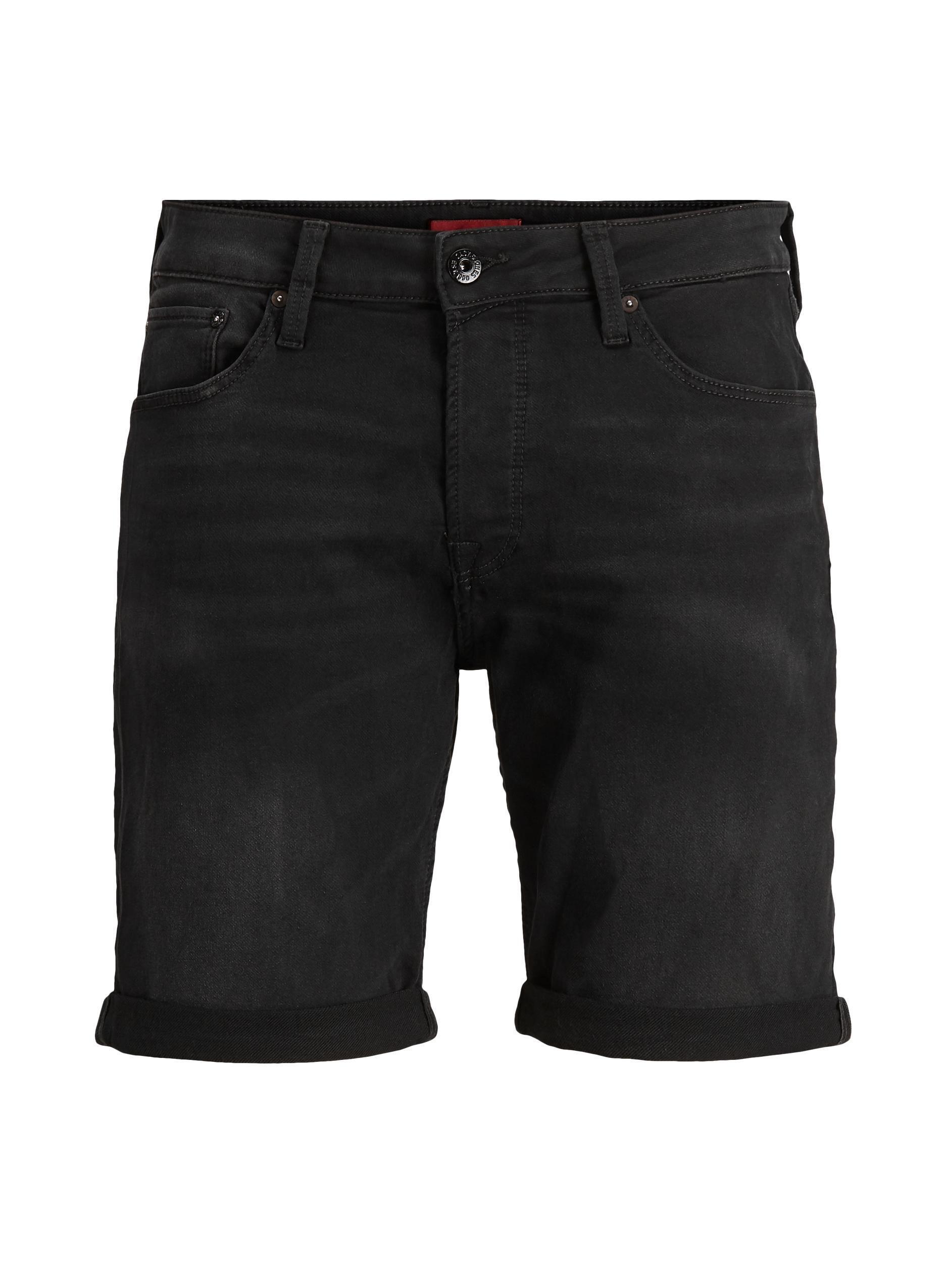 Jack and Jones Rick 010 - Sorte denim shorts - HUSET Men & Women
