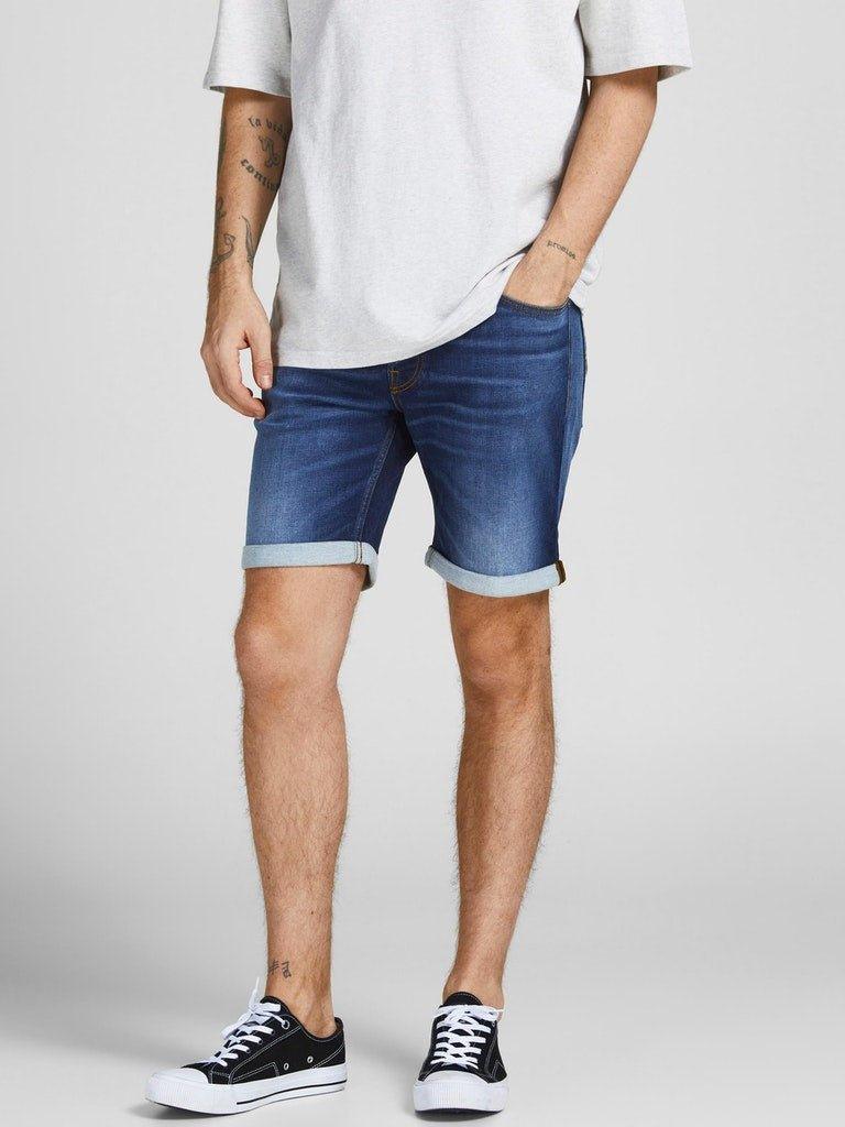 Jack and Jones Rick 835 - Mørkeblå denim shorts - HUSET Men & Women