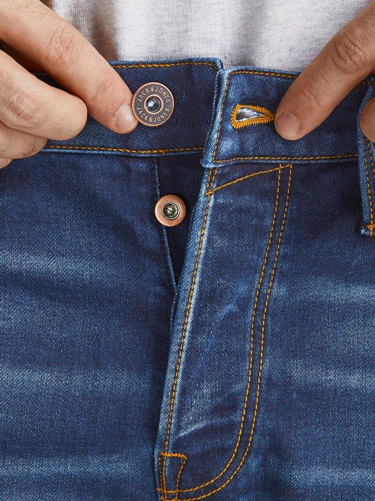 Jack and Jones Rick 835 - Mørkeblå denim shorts - HUSET Men & Women