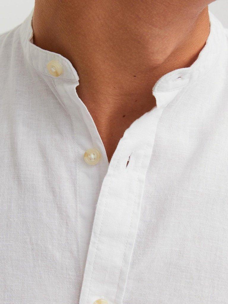 Jack & Jones Summer Band - Langærmet hørmix skjorte - HUSET Men & Women