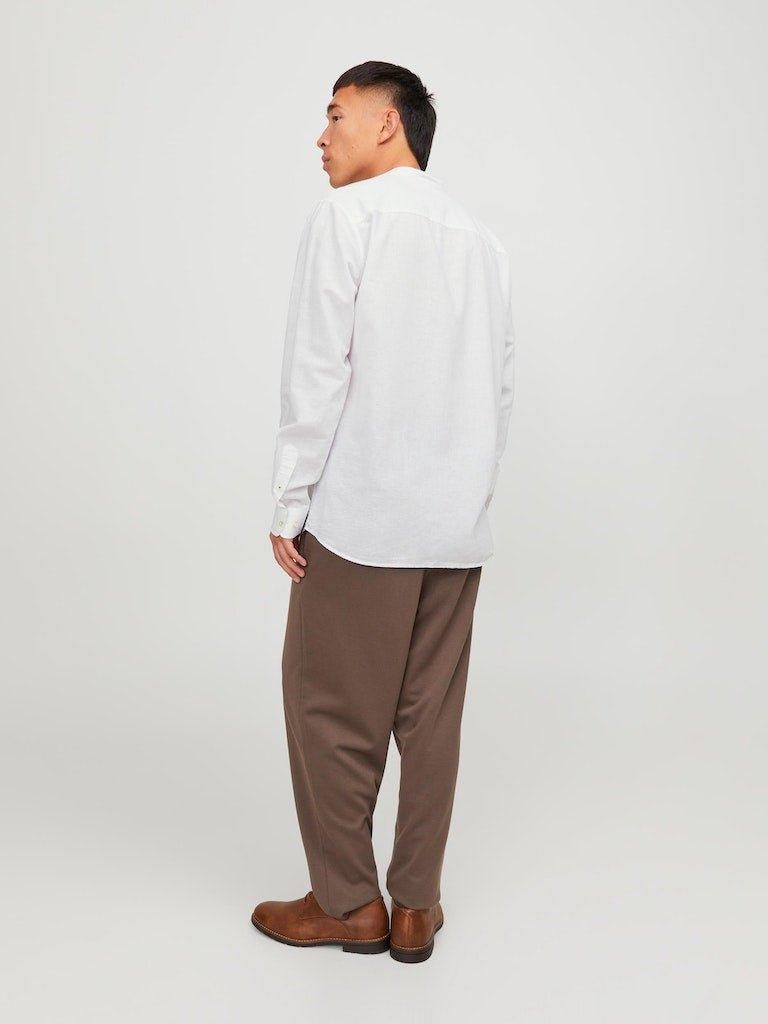 Jack & Jones Summer Band - Langærmet hørmix skjorte - HUSET Men & Women